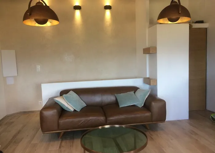 Corse - Lumio, Balagne Petite Maison Loft, Vue Imprenable Sur Le Golfe De Calvi Apartament